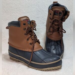 Thermolite Women's  Size 8 Waterproof Insulated Leather Duck Rain Boots